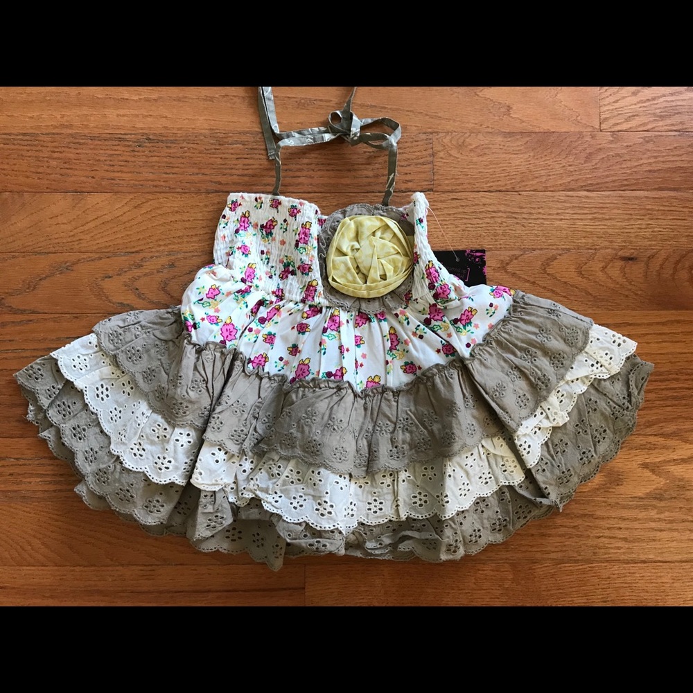 Mustard Pie Majenta Sunrise Halter Top/Skirt